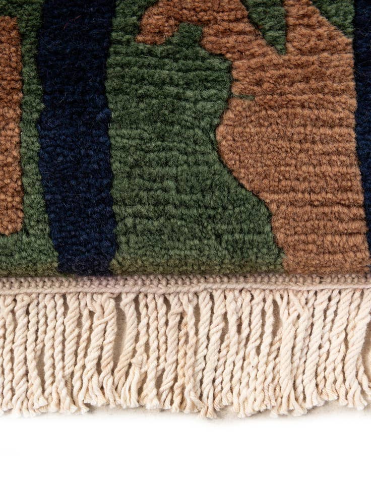 Detail image of 5' 10 x 7' 9  Hand Knotted Tibet Wool Rug