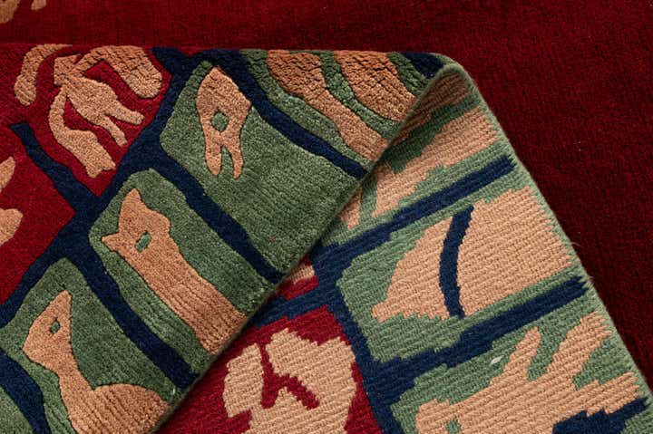 5' 10 x 7' 9 Hand Knotted Tibet Wool Rug