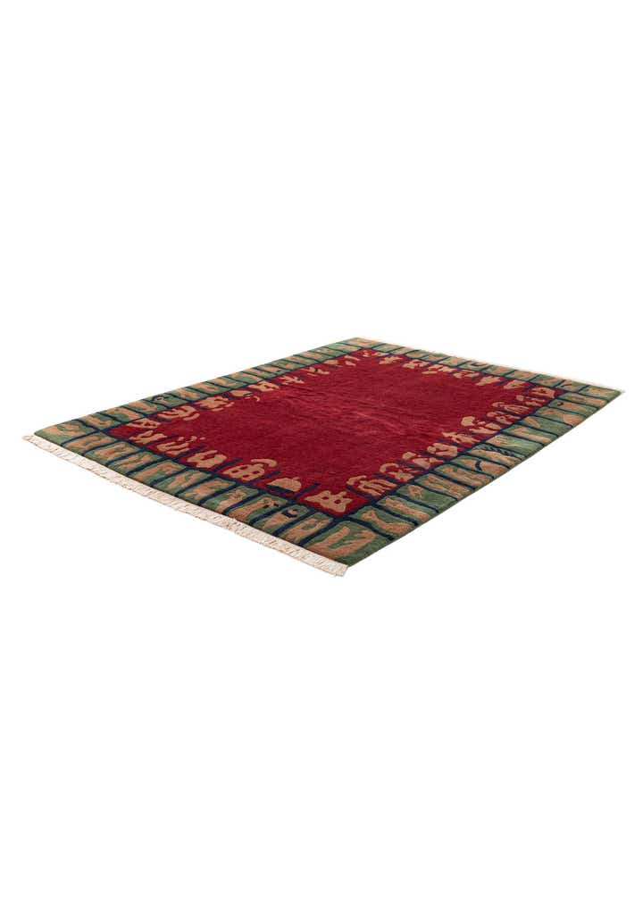 5' 10 x 7' 9 Hand Knotted Tibet Wool Rug