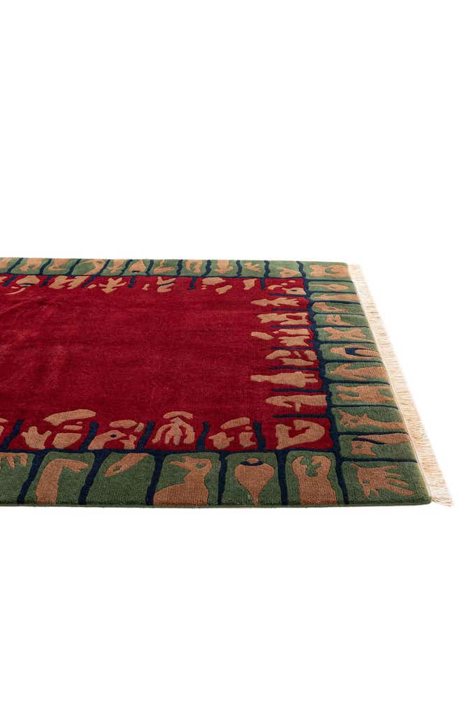 5' 10 x 7' 9 Hand Knotted Tibet Wool Rug