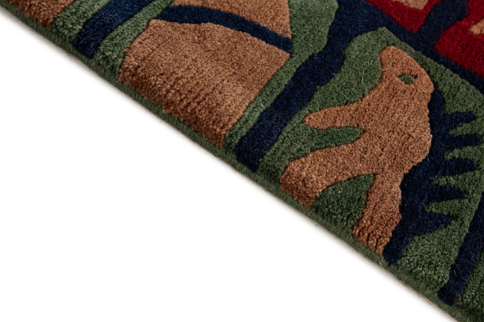 5' 10 x 7' 9 Hand Knotted Tibet Wool Rug