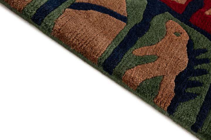 5' 10 x 7' 9 Hand Knotted Tibet Wool Rug