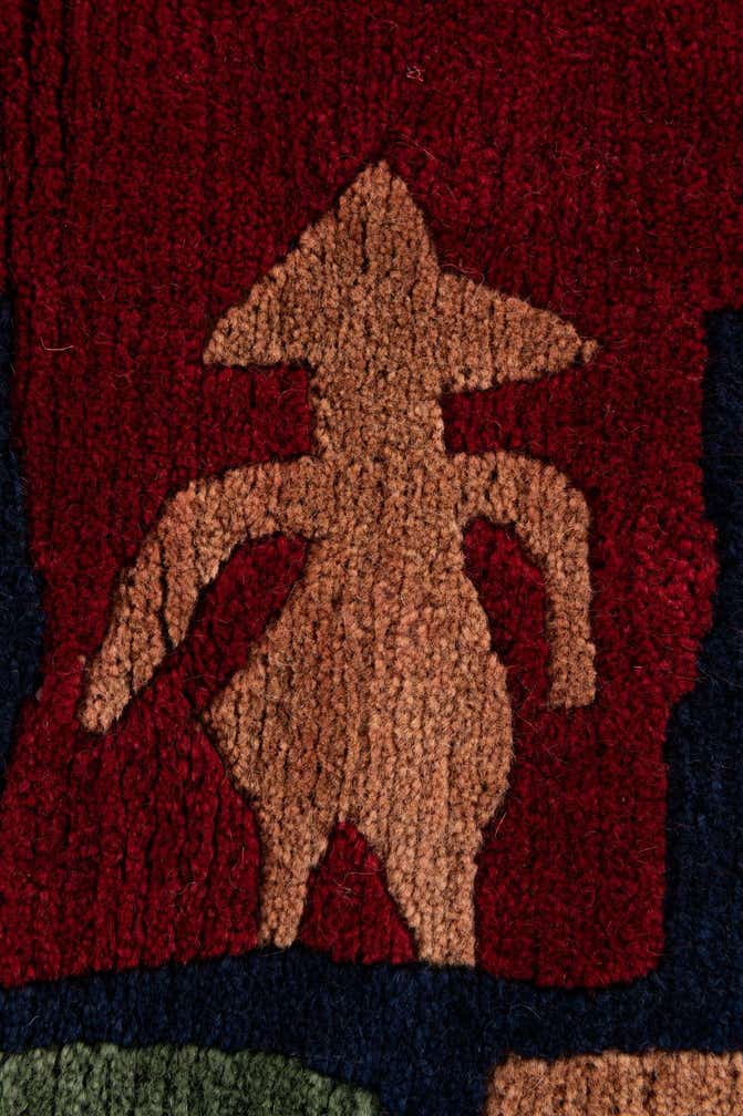 5' 10 x 7' 9 Hand Knotted Tibet Wool Rug