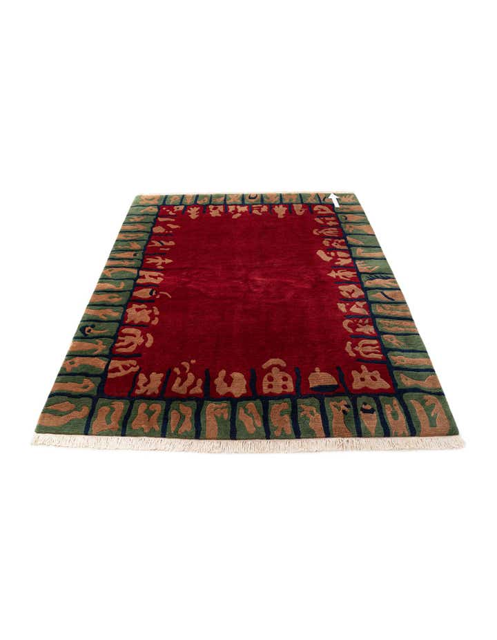 5' 10 x 7' 9 Hand Knotted Tibet Wool Rug