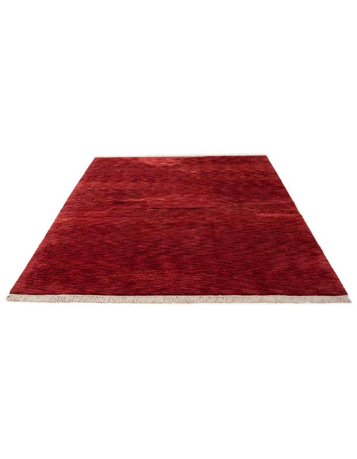 6' 7 x 8' 4 Hand Knotted Tibet Wool Rug