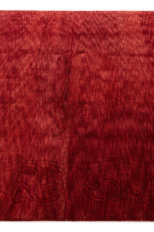 Detail image of 6' 7 x 8' 4 Hand Knotted Tibet Wool Rug