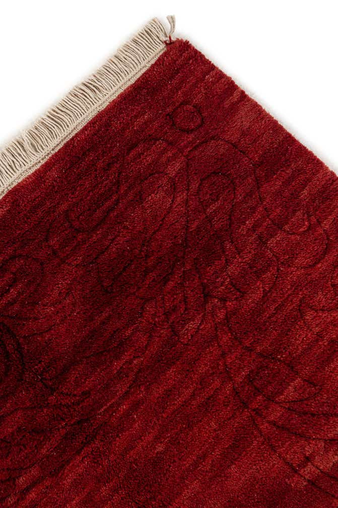 6' 7 x 8' 4 Hand Knotted Tibet Wool Rug