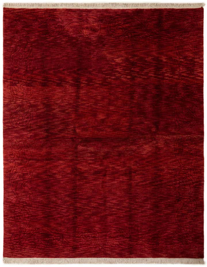 6' 7 x 8' 4 Hand Knotted Tibet Wool Rug