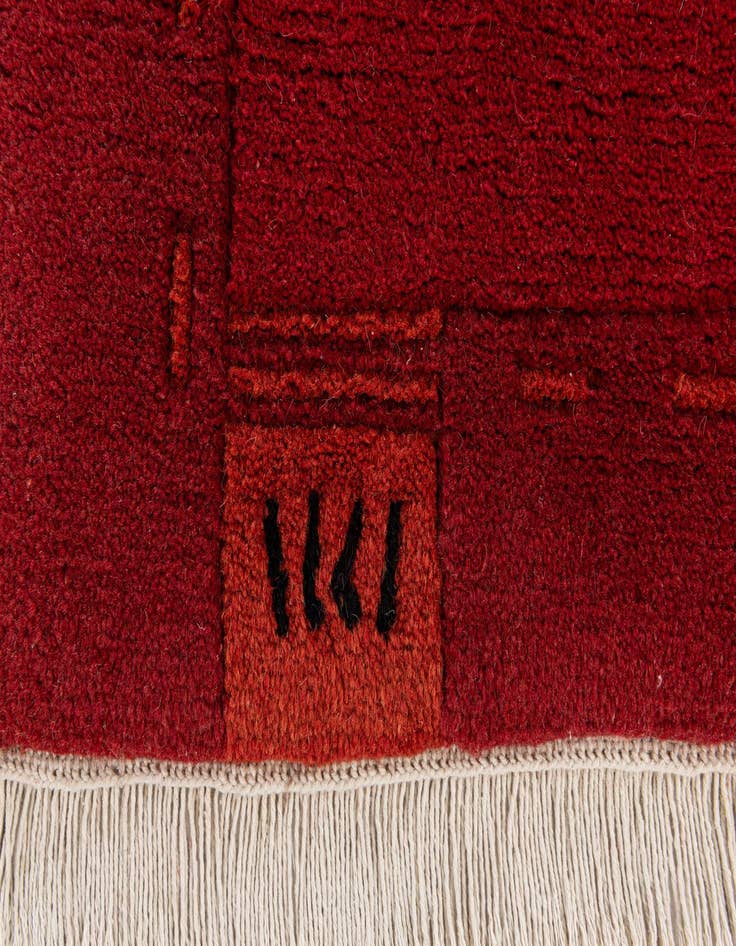 Detail image of 3' 11 x 5' 2  Hand Knotted Tibet Wool Rug