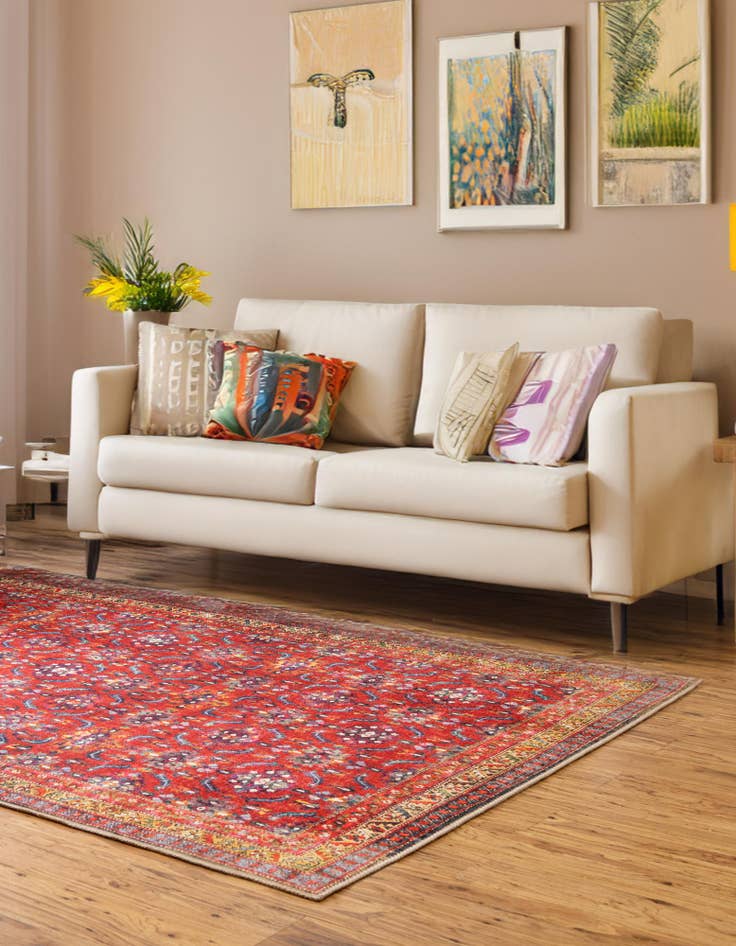 Detail image of 7' 6 x 10' 6 Washable Timeless Rug
