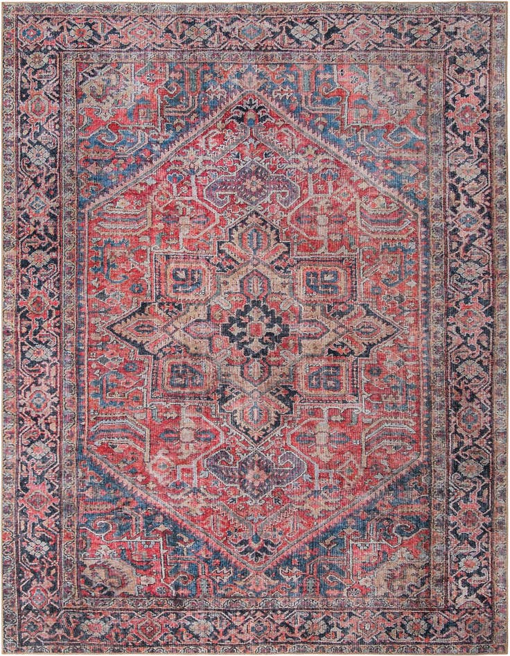 Detail image of 9' 5 x 13' Washable Timeless Rug