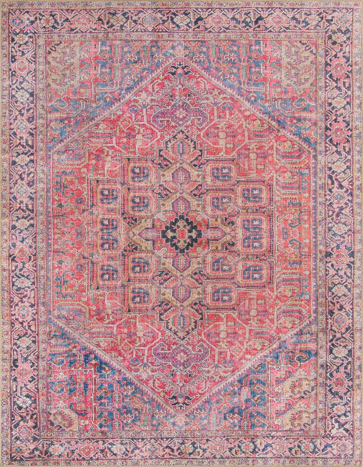 Detail image of 7' 10 x 10' Washable Timeless Rug