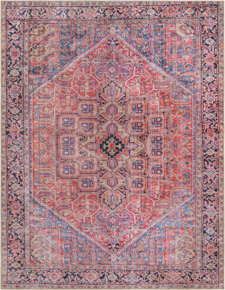 Detail image of 7' 10 x 11' Washable Timeless Rug
