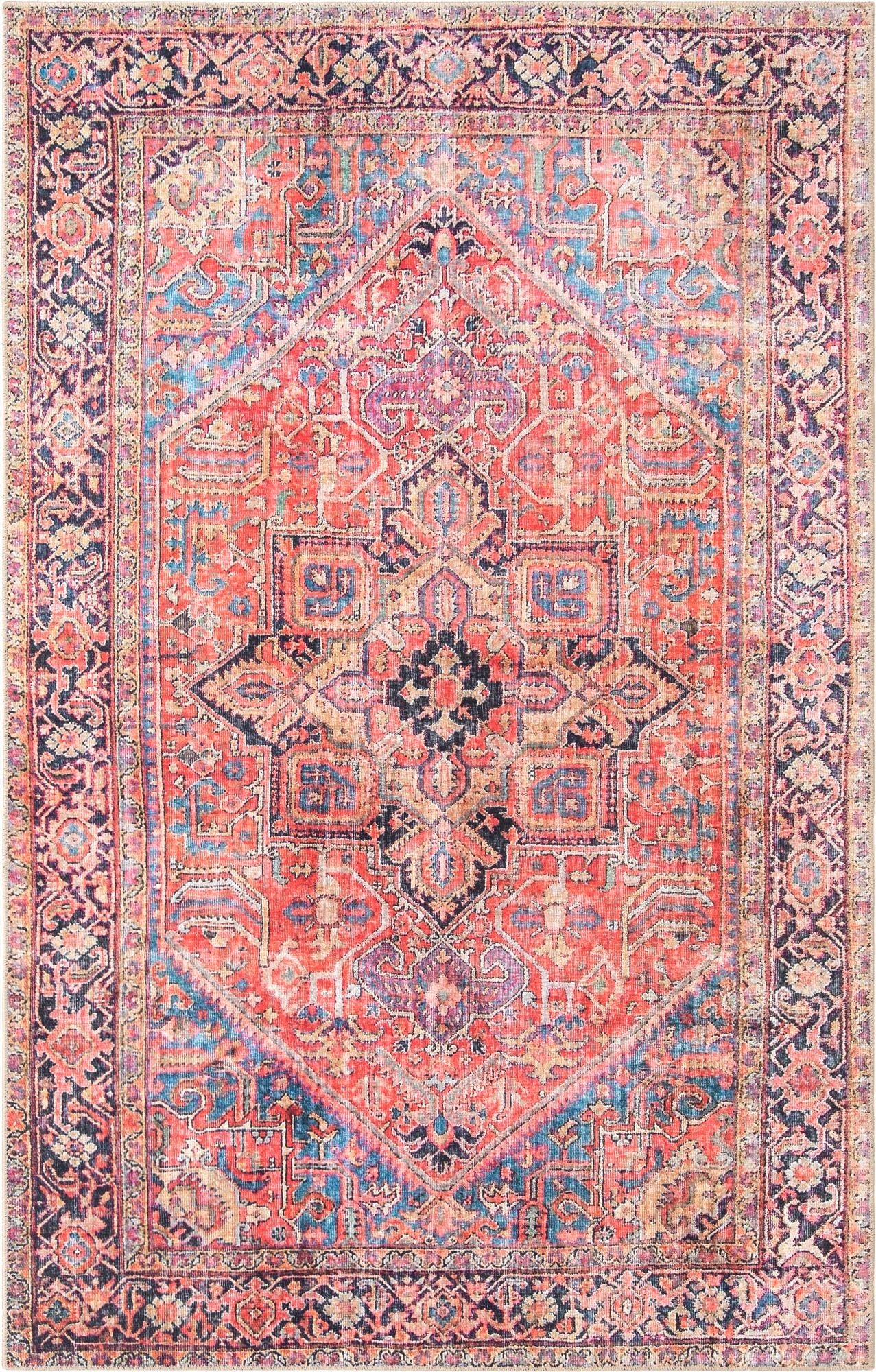 5' x 8' Washable Timeless Rug