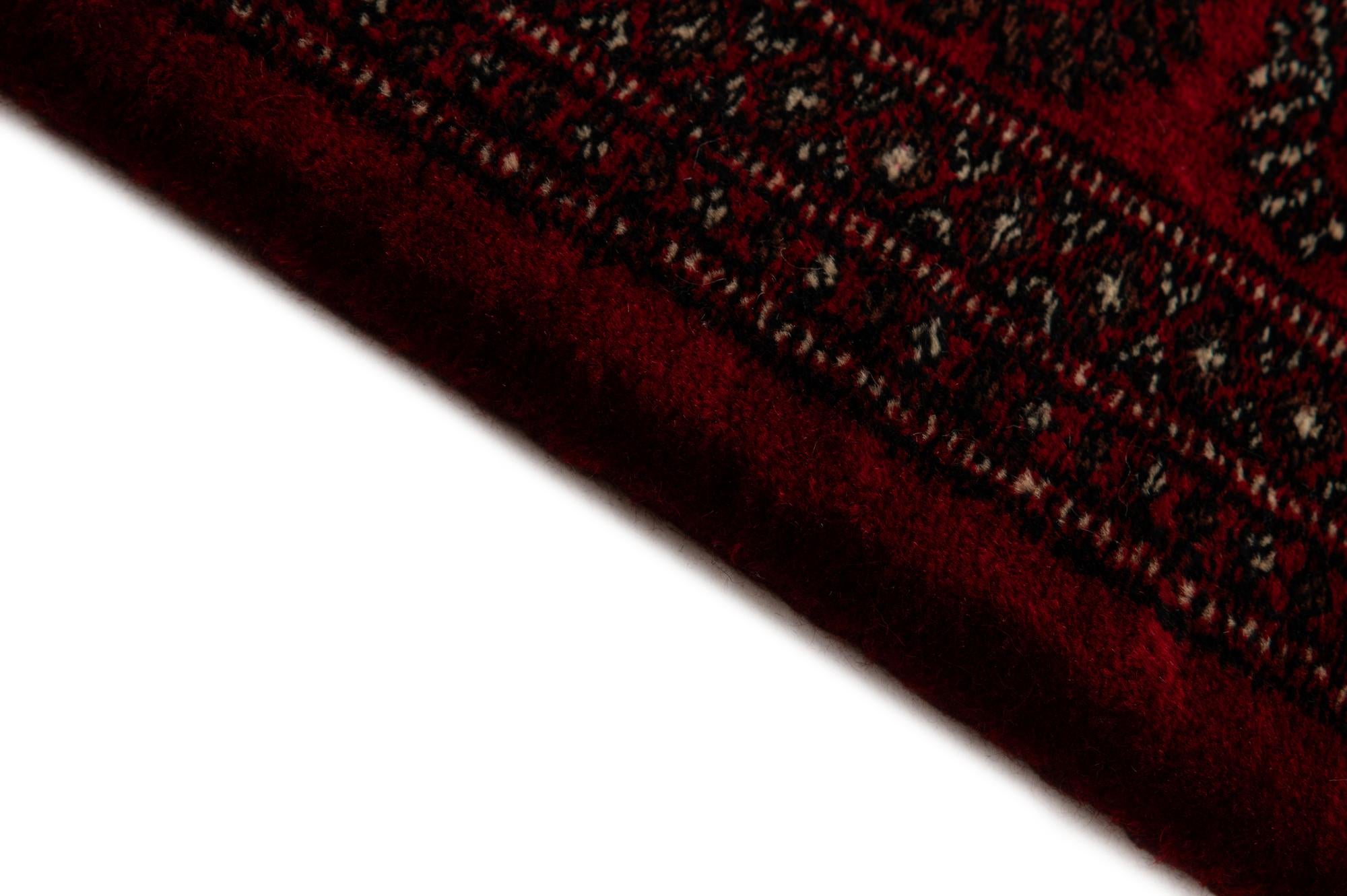 4' 3 x 5' 8 Hand Knotted Torkaman Persian Wool Rug