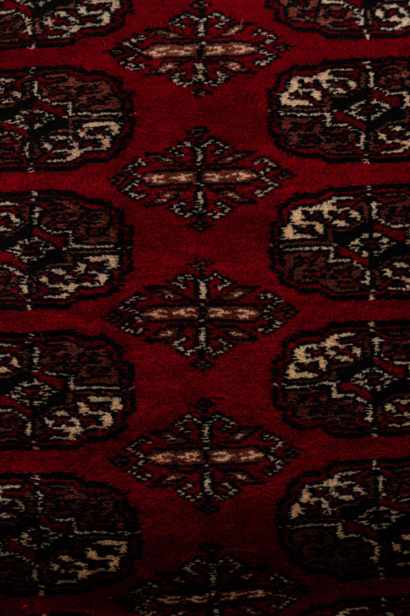 4' 3 x 5' 8 Hand Knotted Torkaman Persian Wool Rug