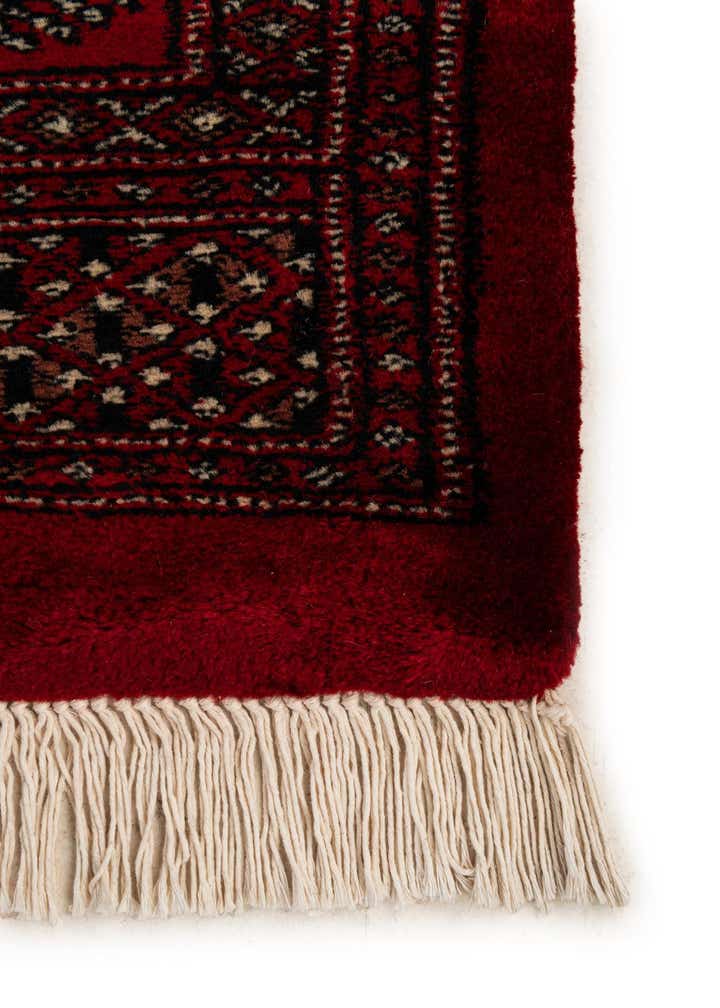 4' 3 x 5' 8 Hand Knotted Torkaman Persian Wool Rug