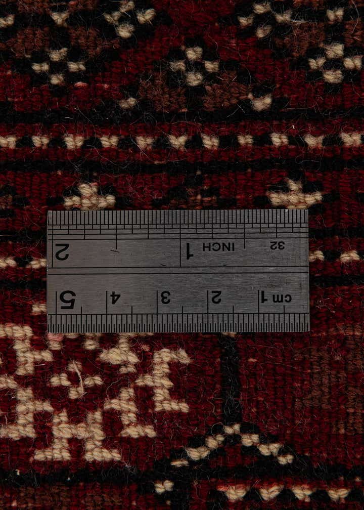 4' 2 x 6' 2 Hand Knotted Torkaman Persian Wool Rug
