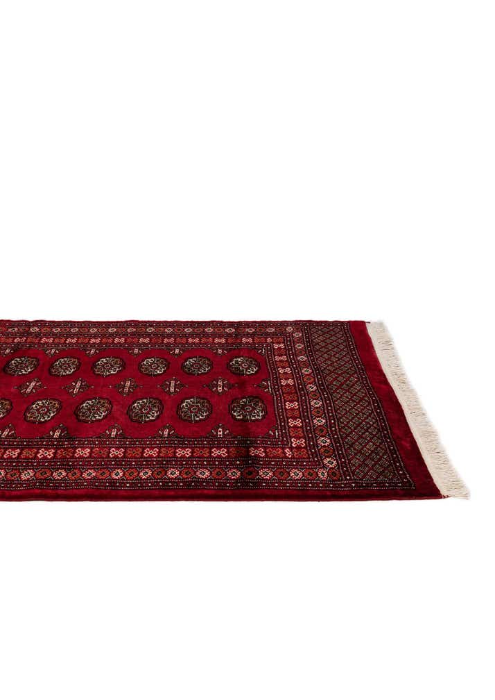 4' 3 x 6' 2 Hand Knotted Torkaman Persian Wool Rug