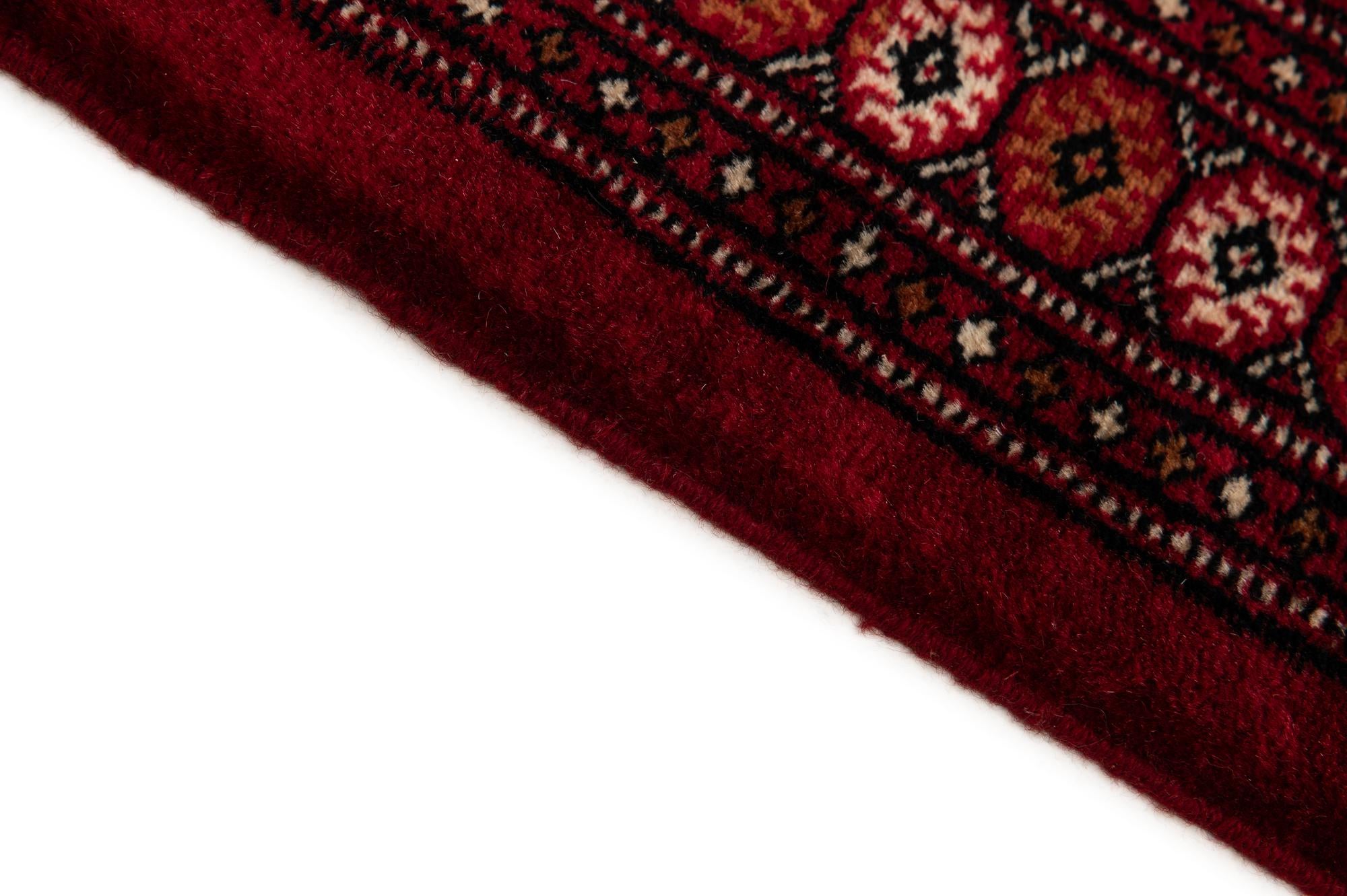 4' 3 x 6' 2 Hand Knotted Torkaman Persian Wool Rug