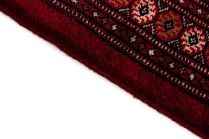 4' 3 x 6' 2 Hand Knotted Torkaman Persian Wool Rug