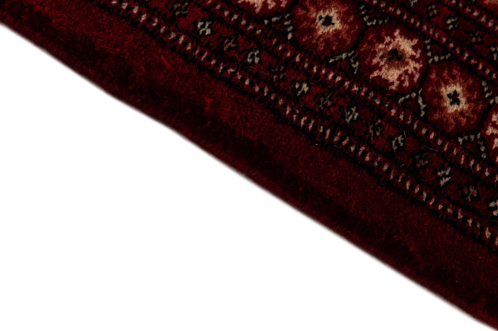 4' 2 x 5' 7 Hand Knotted Torkaman Persian Wool Rug