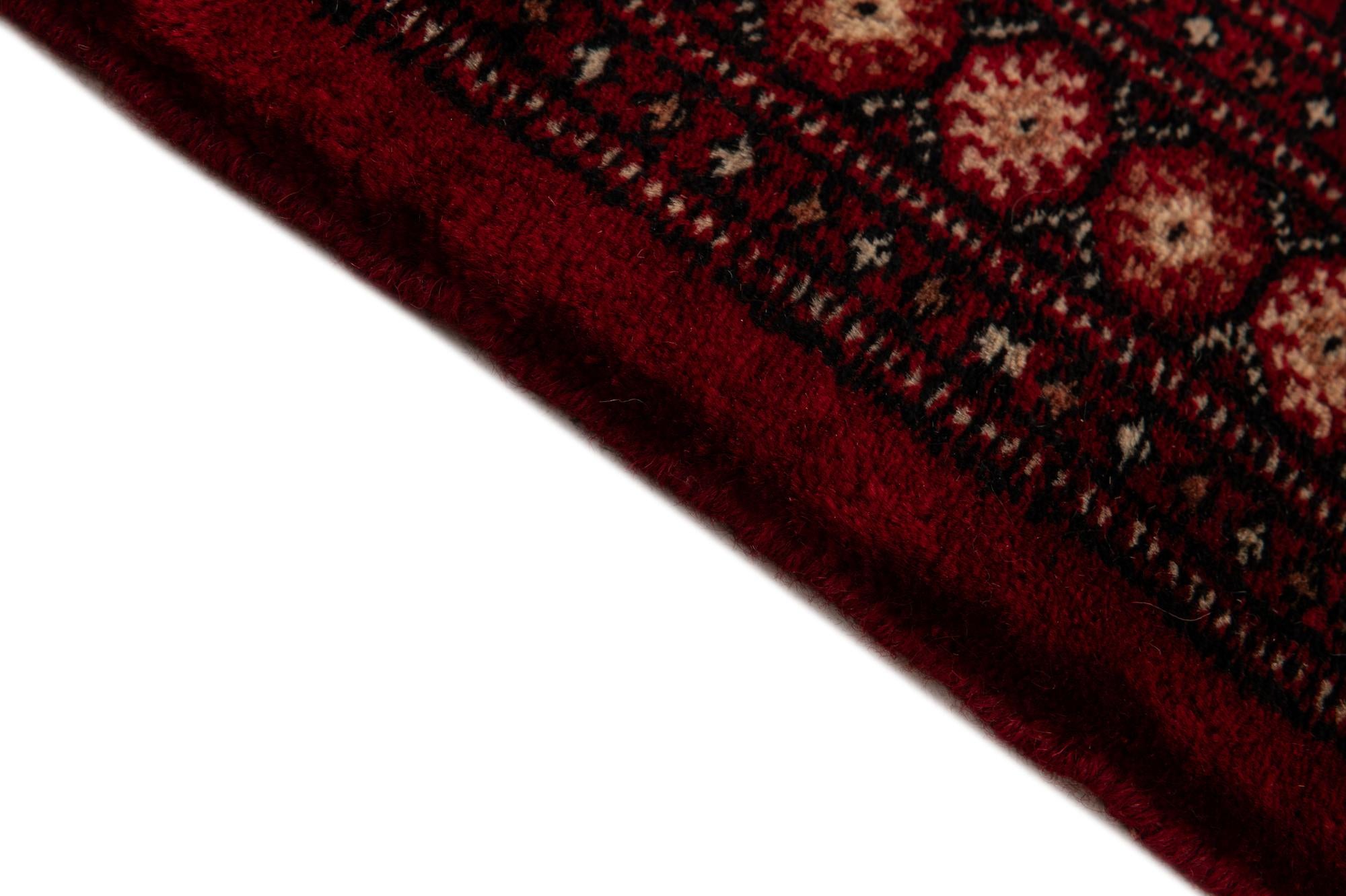 4' 1 x 6' Hand Knotted Torkaman Persian Wool Rug
