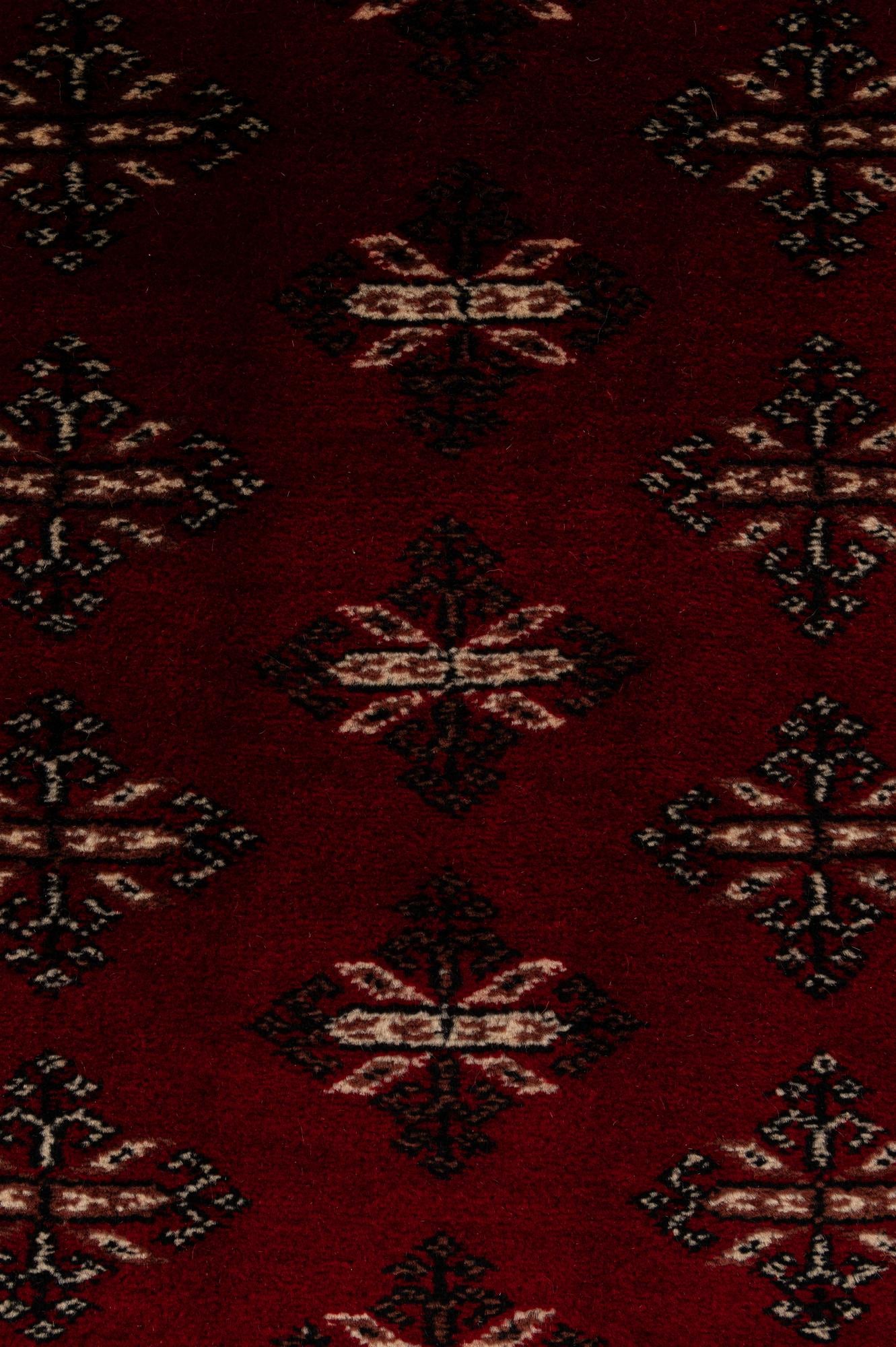 4' 3 x 6' Hand Knotted Torkaman Persian Wool Rug