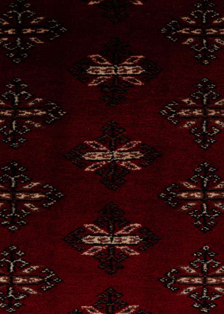 4' 3 x 6' Hand Knotted Torkaman Persian Wool Rug