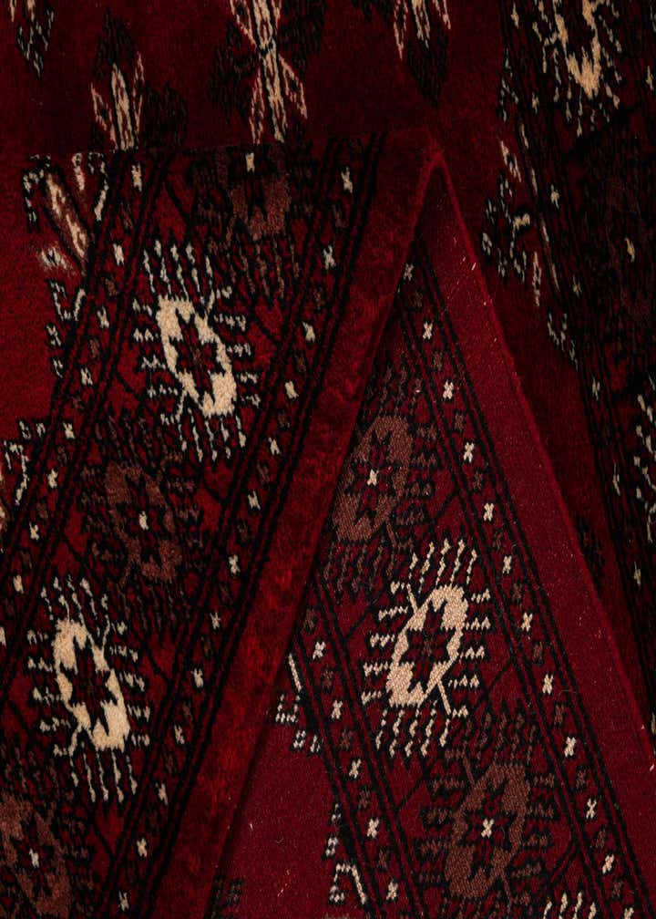 4' 3 x 6' Hand Knotted Torkaman Persian Wool Rug