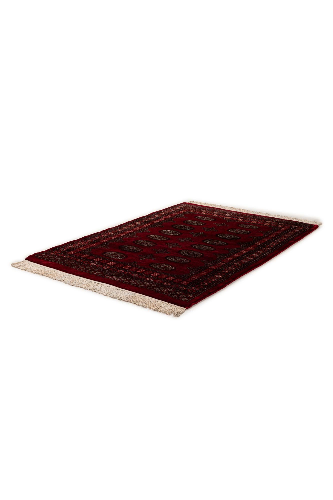 4' 2 x 6' Hand Knotted Torkaman Persian Wool Rug