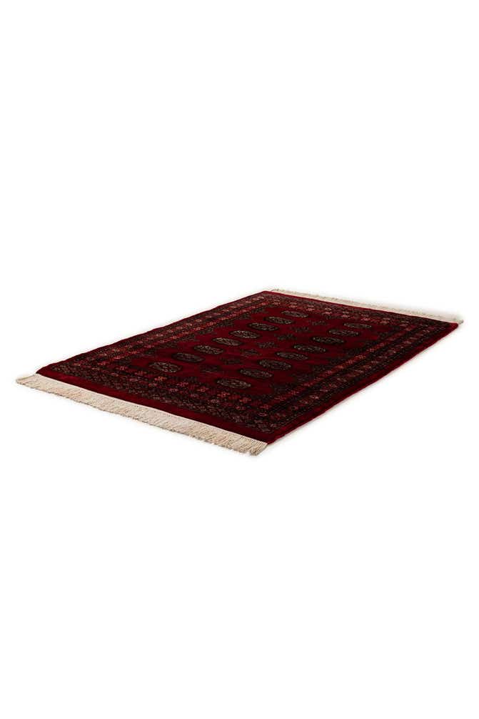 4' 2 x 6' Hand Knotted Torkaman Persian Wool Rug
