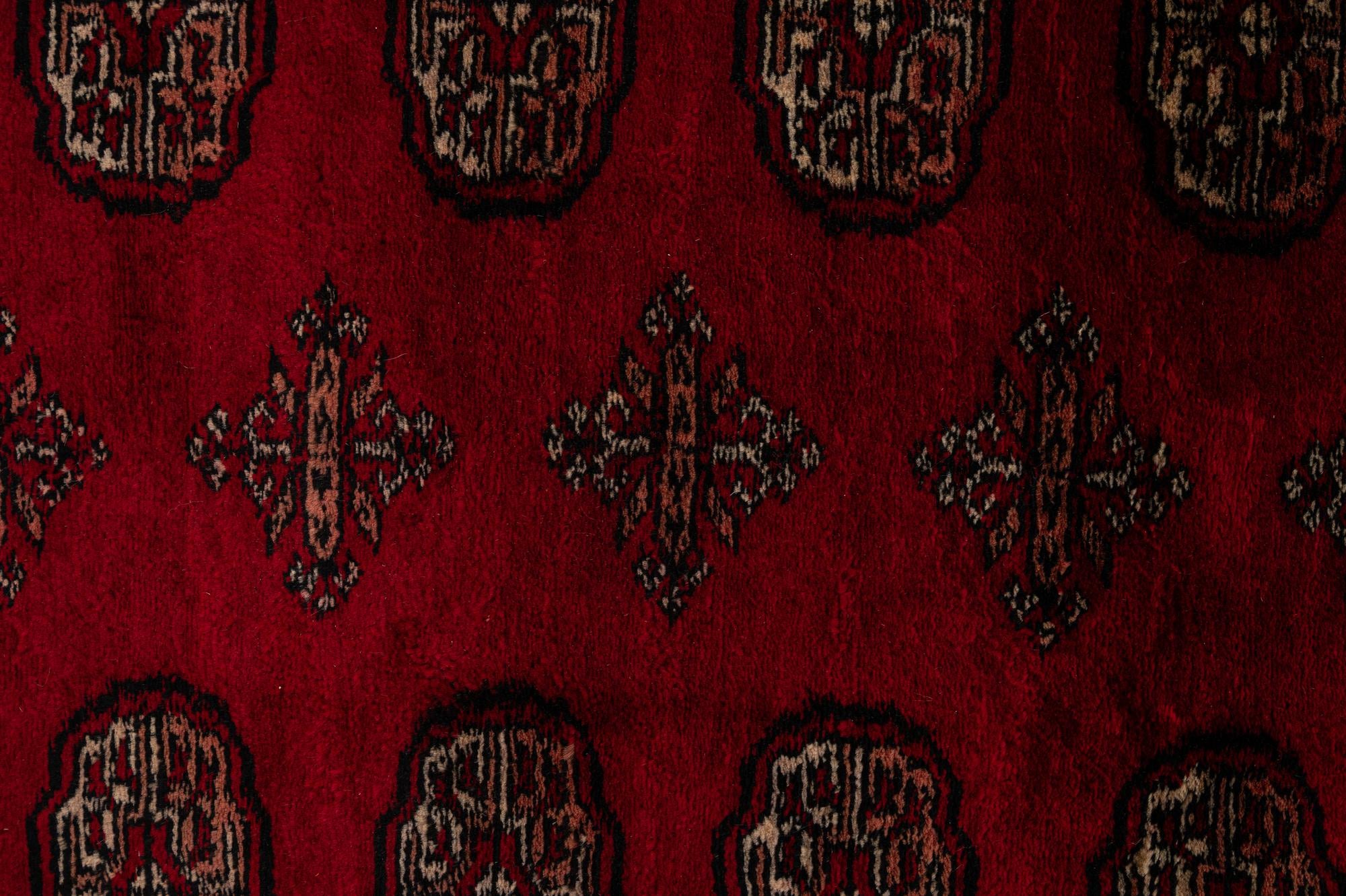 4' 2 x 6' Hand Knotted Torkaman Persian Wool Rug