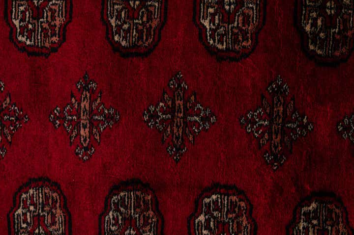 4' 2 x 6' Hand Knotted Torkaman Persian Wool Rug