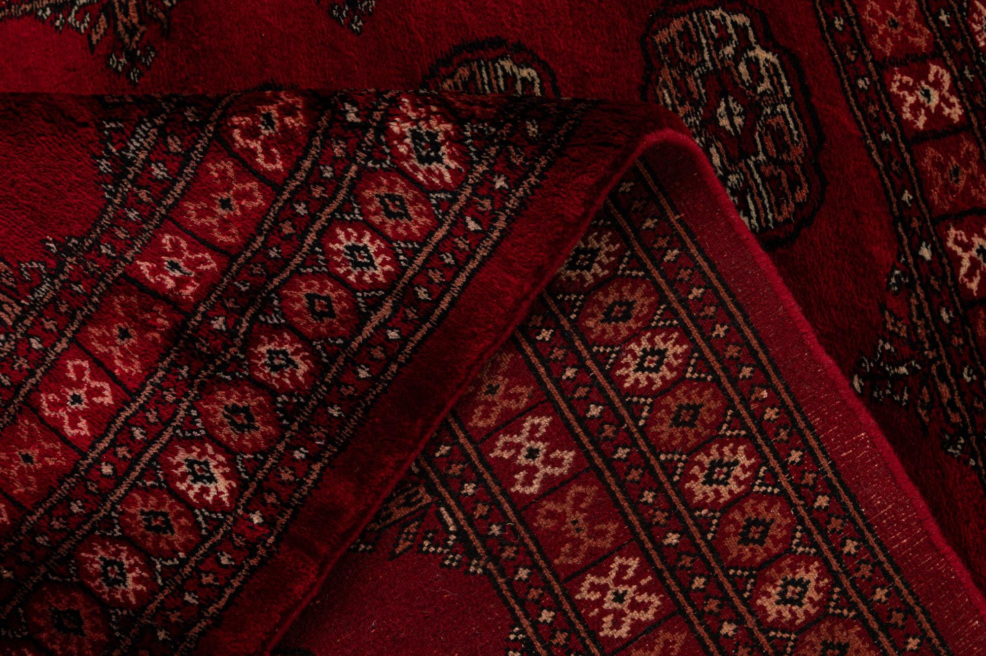 4' 2 x 6' Hand Knotted Torkaman Persian Wool Rug