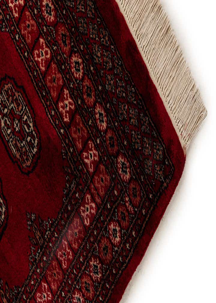 4' 2 x 6' Hand Knotted Torkaman Persian Wool Rug