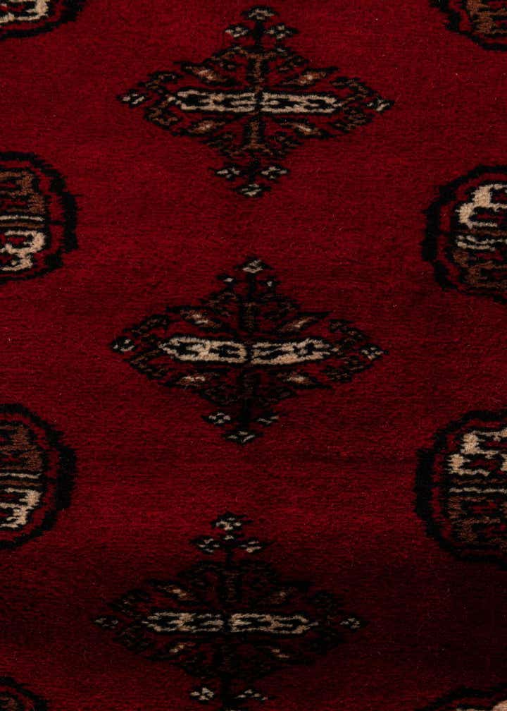 4' 4 x 6' 2 Hand Knotted Torkaman Persian Wool Rug