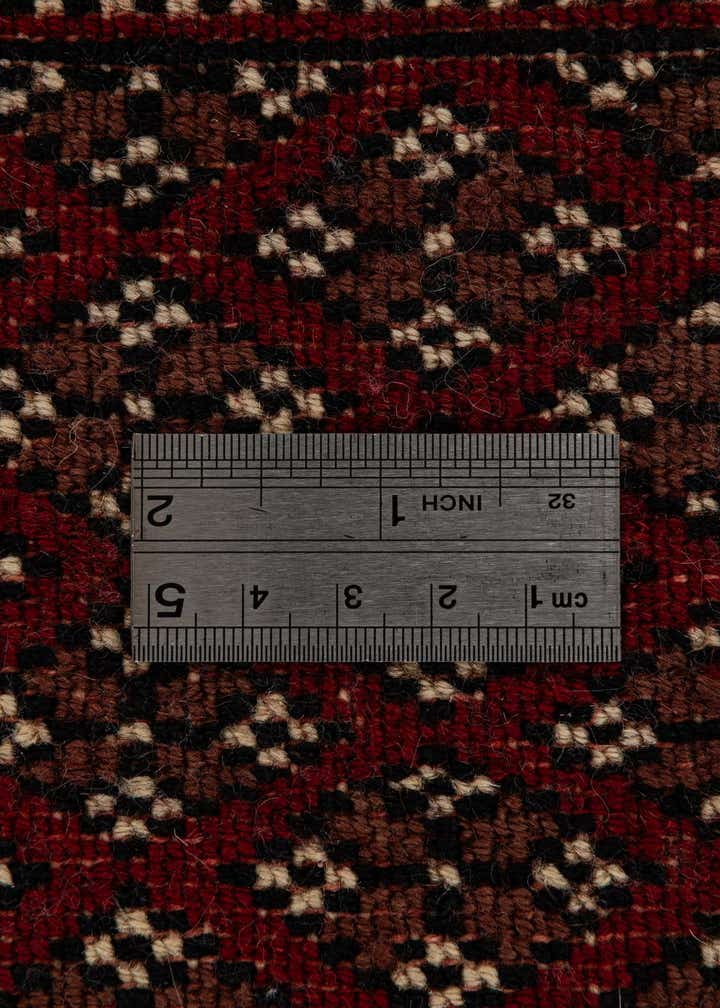 4' 3 x 6' 4 Hand Knotted Torkaman Persian Wool Rug