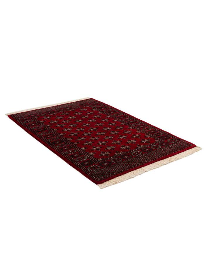 4' 3 x 6' 4 Hand Knotted Torkaman Persian Wool Rug