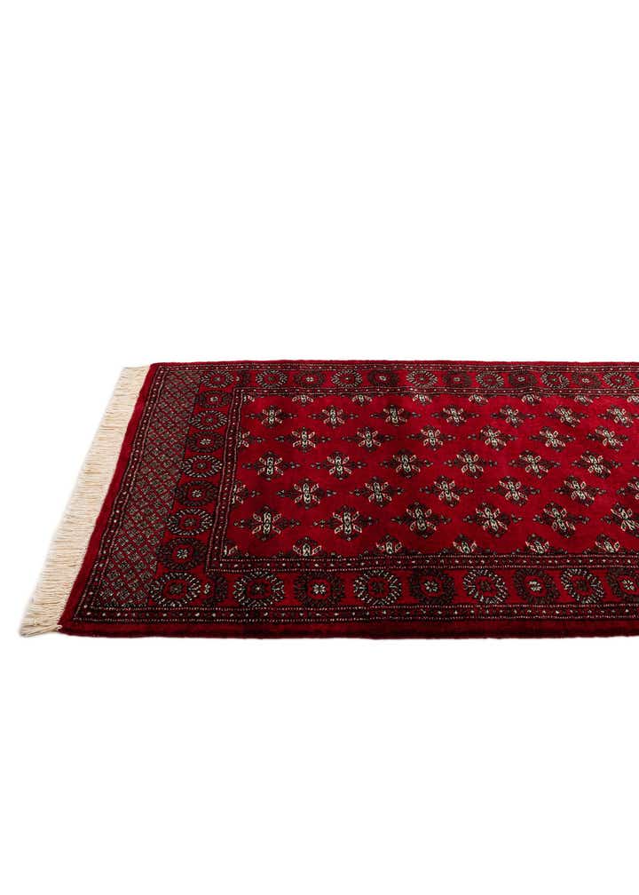 4' 3 x 6' 4 Hand Knotted Torkaman Persian Wool Rug