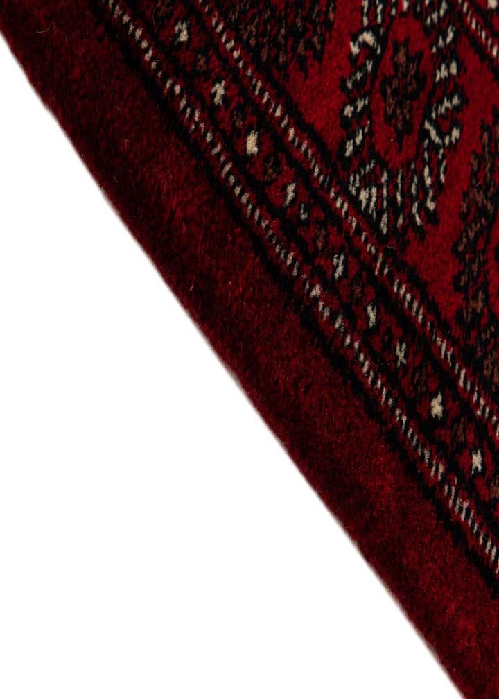 4' 3 x 6' 4 Hand Knotted Torkaman Persian Wool Rug