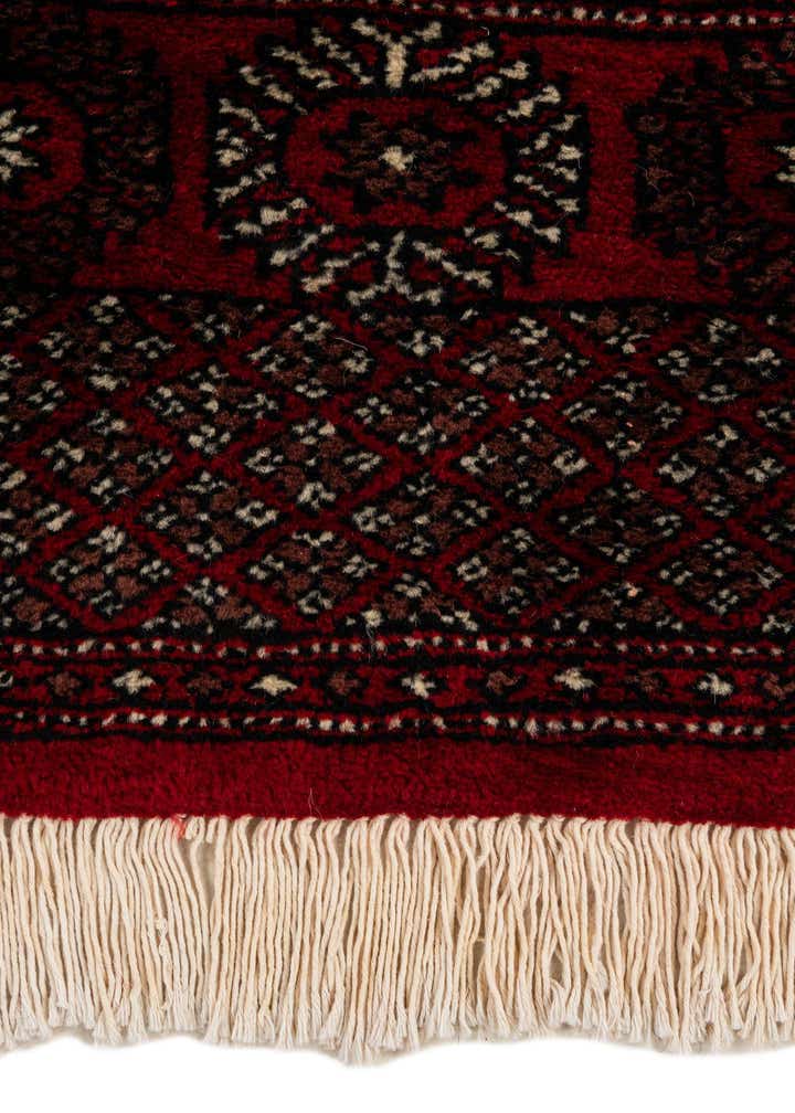 4' 3 x 6' 4 Hand Knotted Torkaman Persian Wool Rug