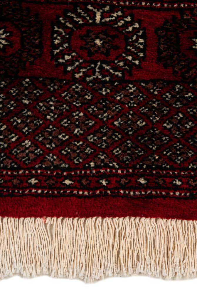 4' 3 x 6' 4 Hand Knotted Torkaman Persian Wool Rug