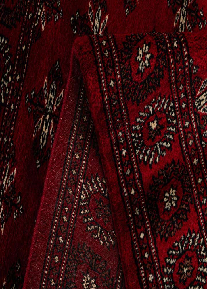 4' 3 x 6' 4 Hand Knotted Torkaman Persian Wool Rug