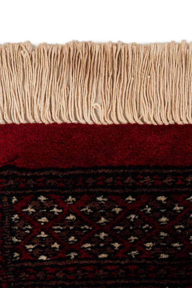 4' 1 x 6' 6 Hand Knotted Torkaman Persian Wool Rug