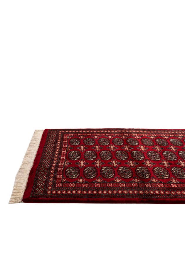 Detail image of 4' 2 x 6' 3 Torkaman Wool Rug