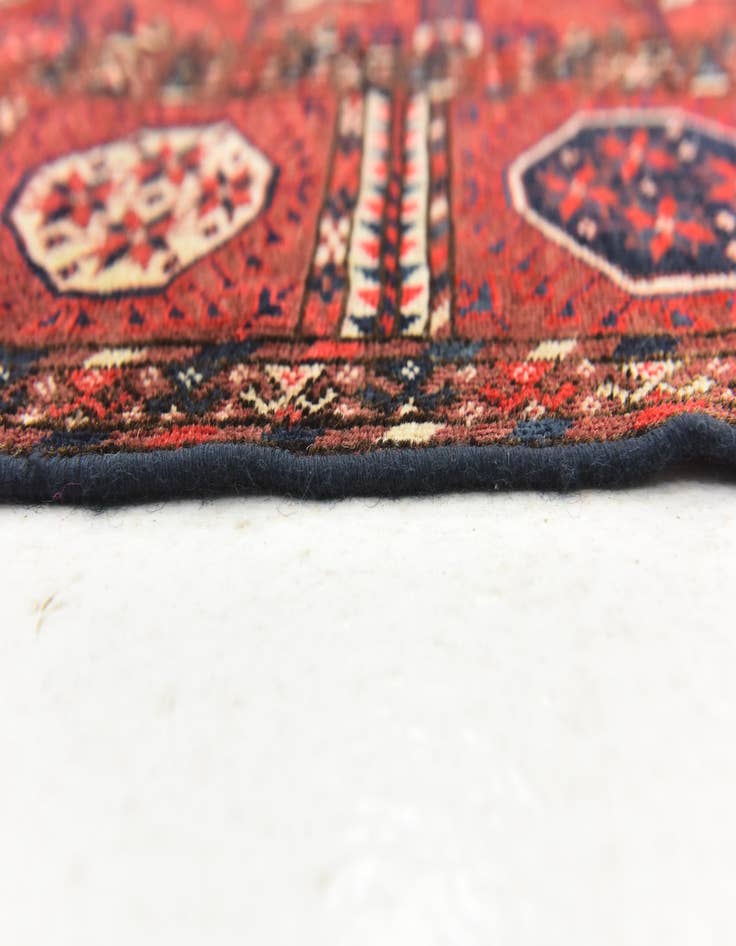 Detail image of 6' 4 x 9' 4  Hand Knotted Torkaman Oriental Wool Rug