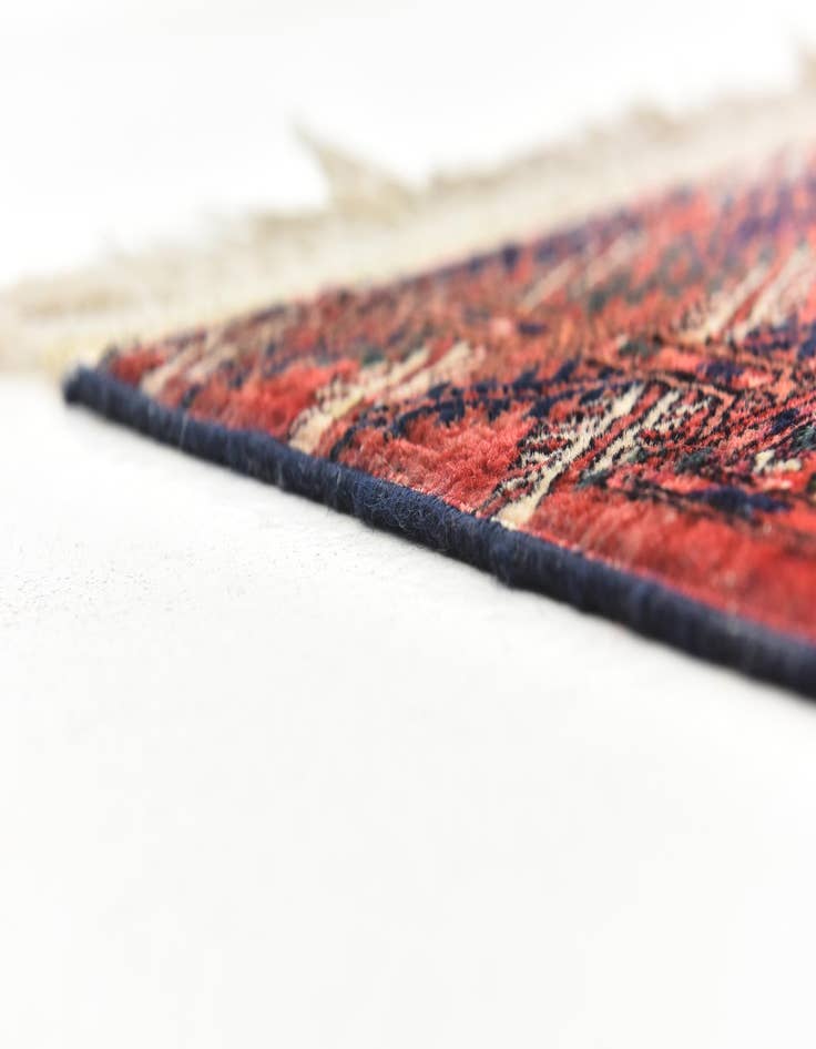Detail image of 6' 10 x 9' 10  Hand Knotted Torkaman Oriental Wool Rug