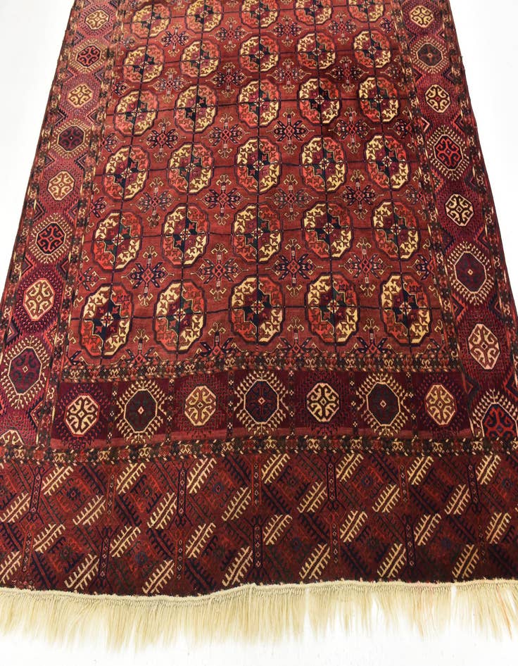 Detail image of 7' x 10' Hand Knotted Torkaman Wool Rug