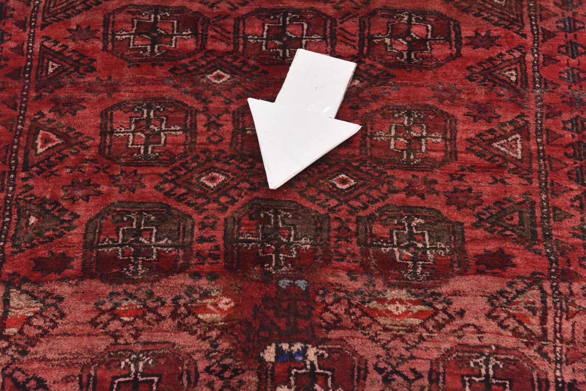 3' x 5' Hand Knotted Torkaman Persian Wool Rug